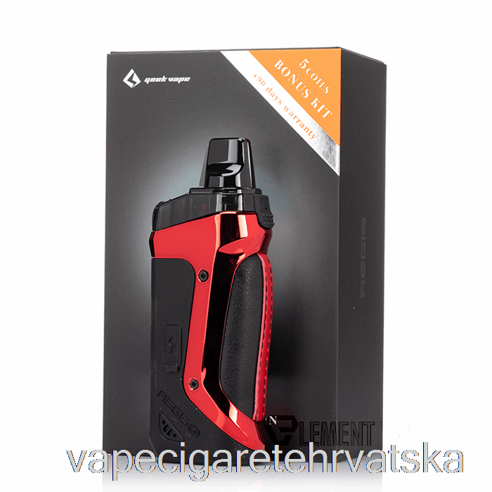 Vape Cigarete Geek Vape Aegis Boost 40w Pod Mod Kit Le Bonus Kit - Crveni